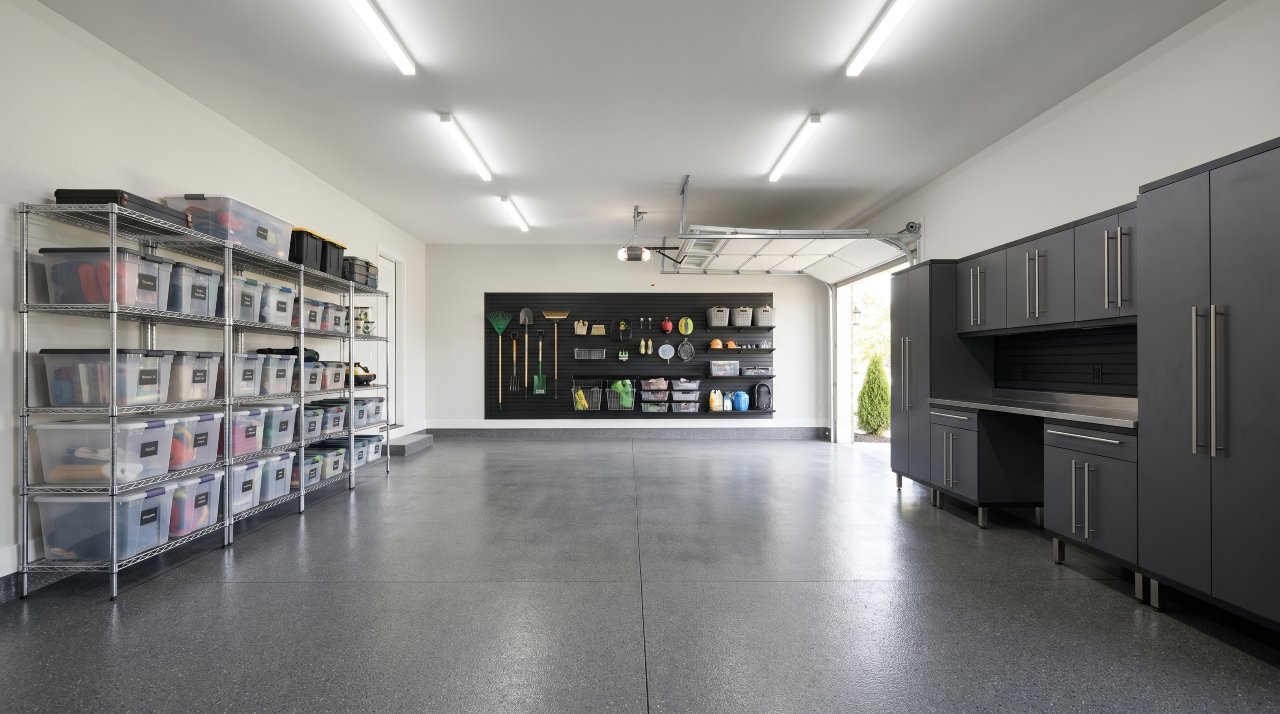 Best garage storage systems in 2026 showing organized shelving cabinets and wall racks