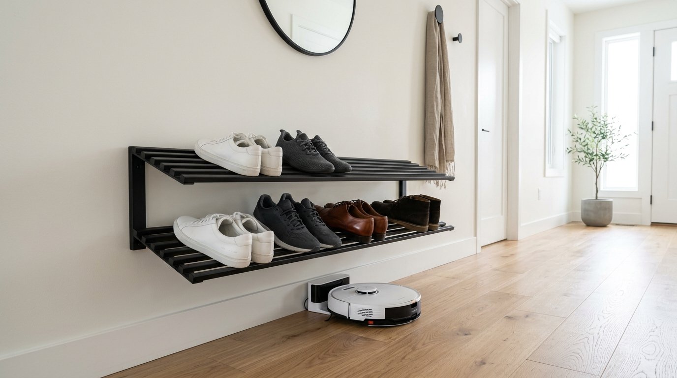 Wall Shoe Rack: Floating Mounting and Sizing Guide