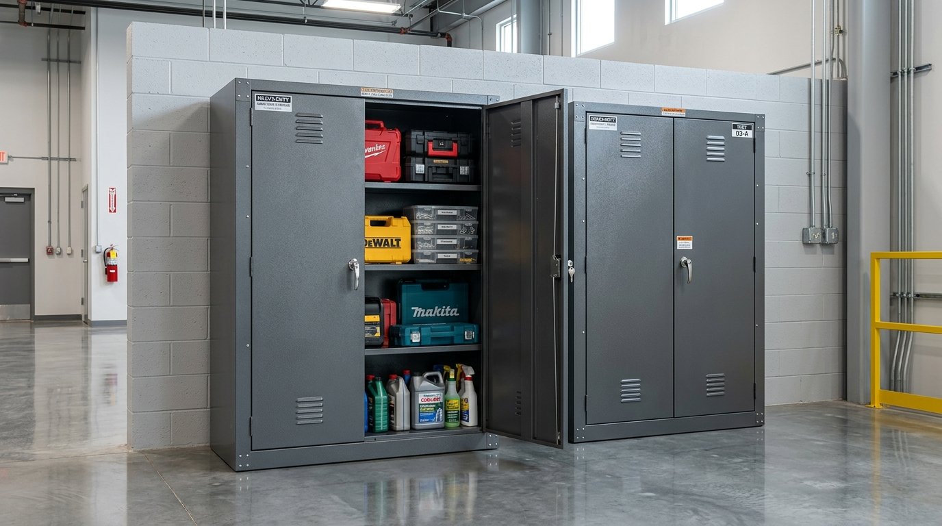 Metal Storage Cabinets: Steel Gauge and Locking Guide