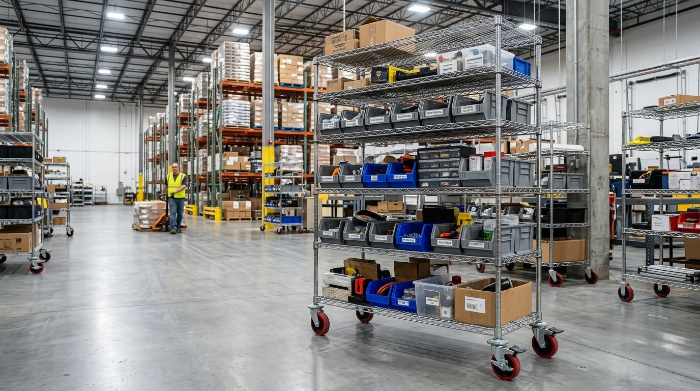 Heavy-Duty Rolling Rack Guide: Caster Ratings, Types & Sizing