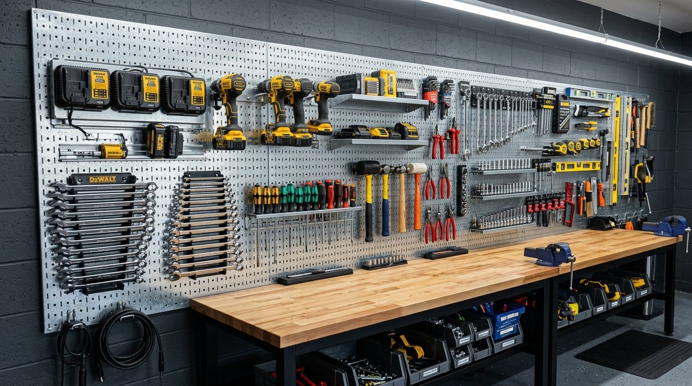 Wall Organizer Systems: Metal Slatwall & Pegboard Guide
