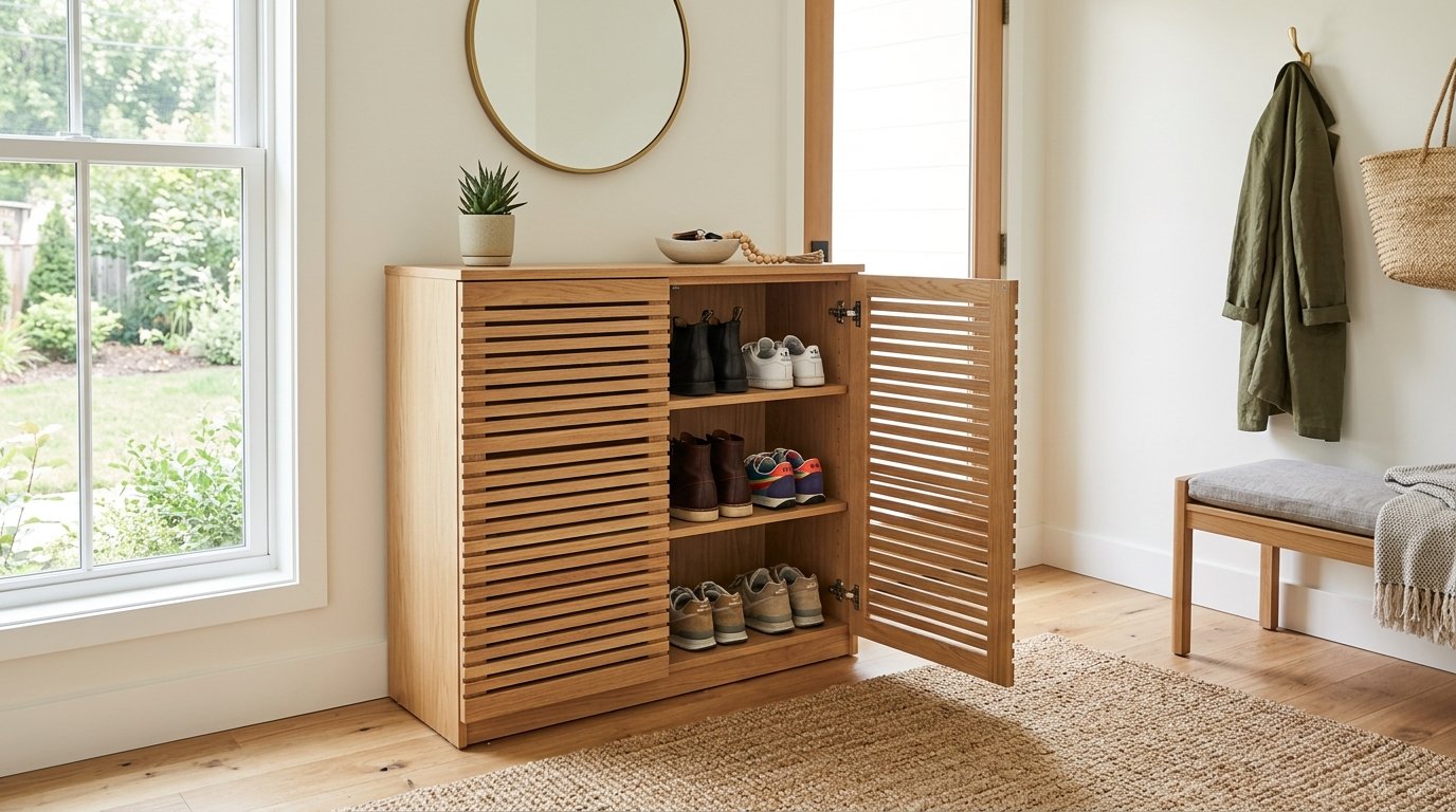 Shoe Rack with Doors: Types, Sizing & Ventilation Guide