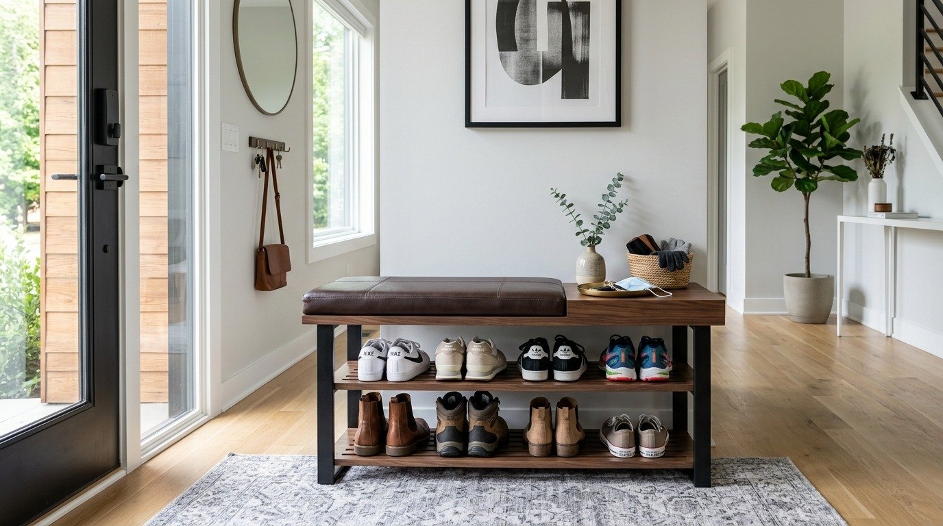 Shoe Rack Entryway: Narrow Hallway Sizing & Storage Guide